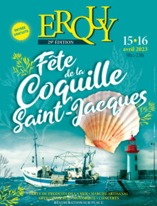 Affiche de la Fête de la Coquille Saint-Jacques 2023